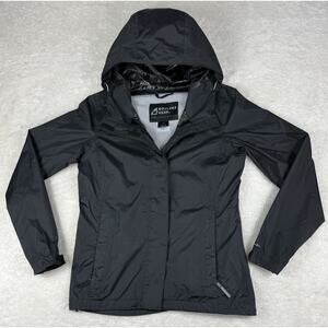 New Boulder Gear Stratus Rain Jacket Women's M Black Waterproof Shell Packable
